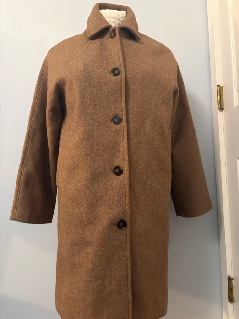 Brown old navy car coat, never worn!